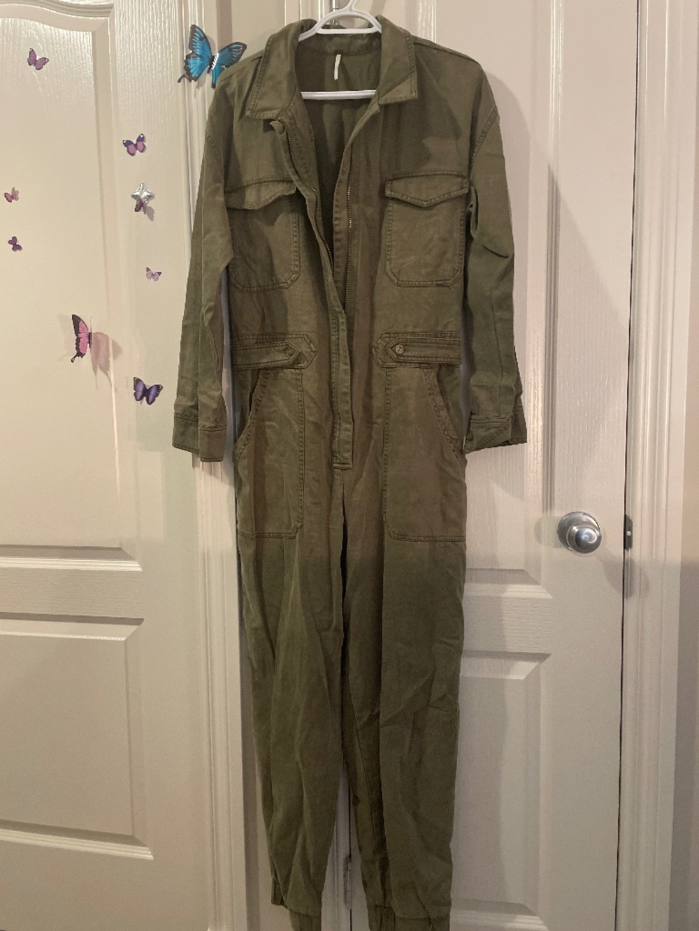 Olive green romper